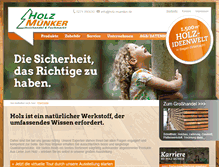 Tablet Screenshot of holz-muenker.de